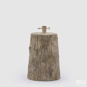 Base Tronco de Madeira para Árvore de Natal - EDG- 32x43 cm