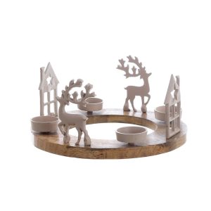 Porta Velas Decoração de Natal - BLANC MARICLO