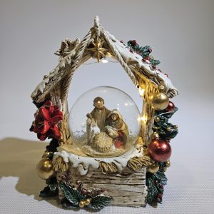 Globo Presépio Roupa Verde - LED - EDG