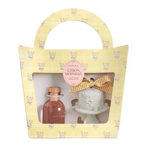 Coffret -Difusor de Fragrâncias 50 ml + Gesso Perfumado Gourmandises d'Été  - Citron Meringué