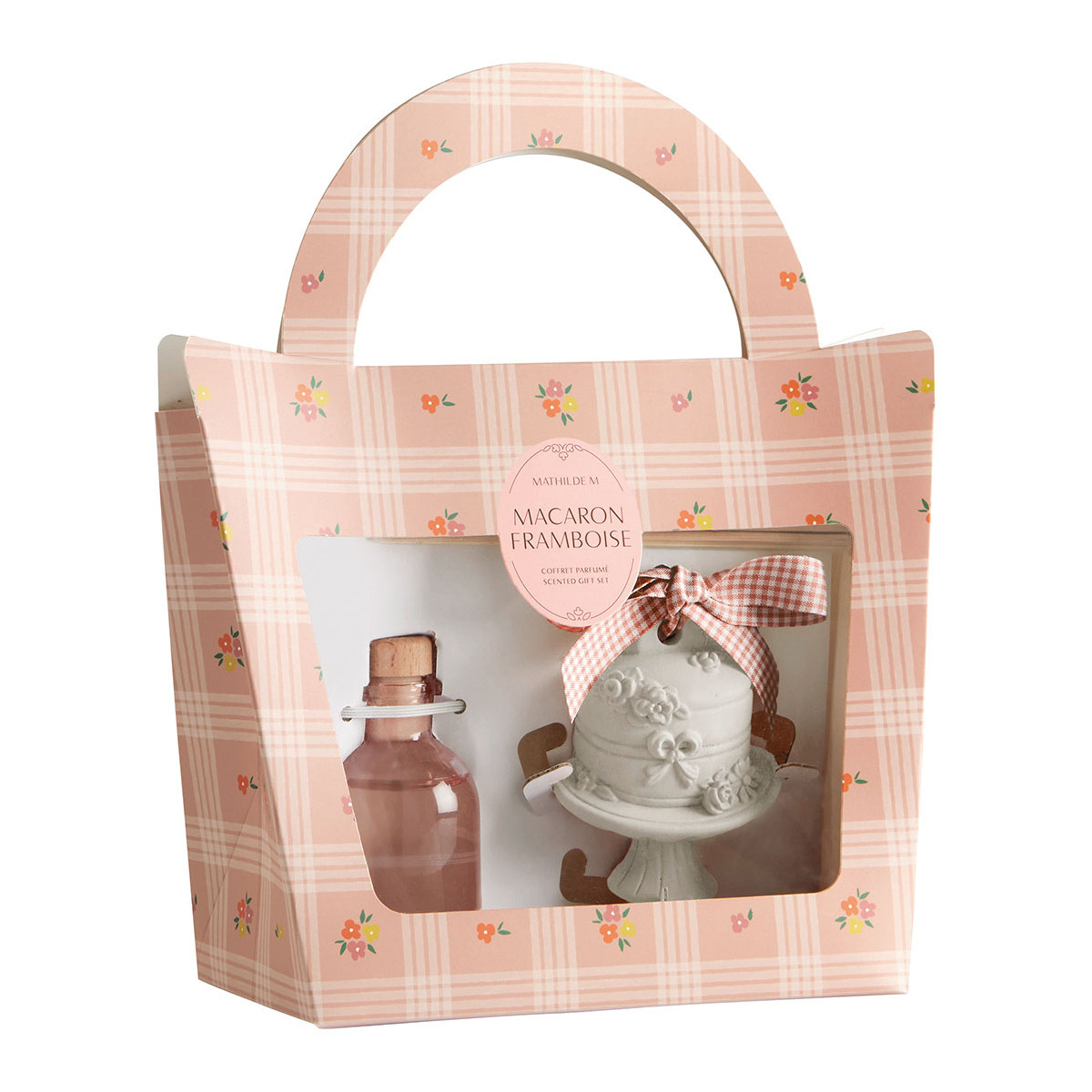 Coffret -Difusor de Fragrâncias 50 ml + Gesso Perfumado Gourmandises d'Été - Macaron Framboise - Image 3